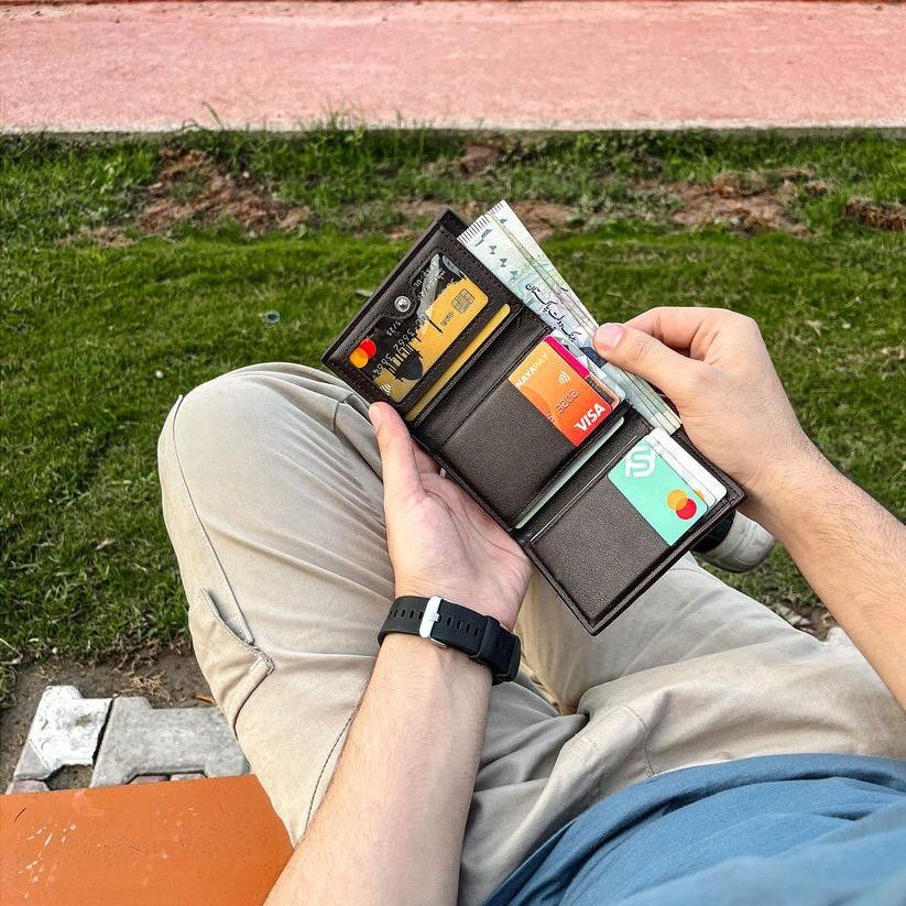 Premium PU Leather Trifold Wallet 